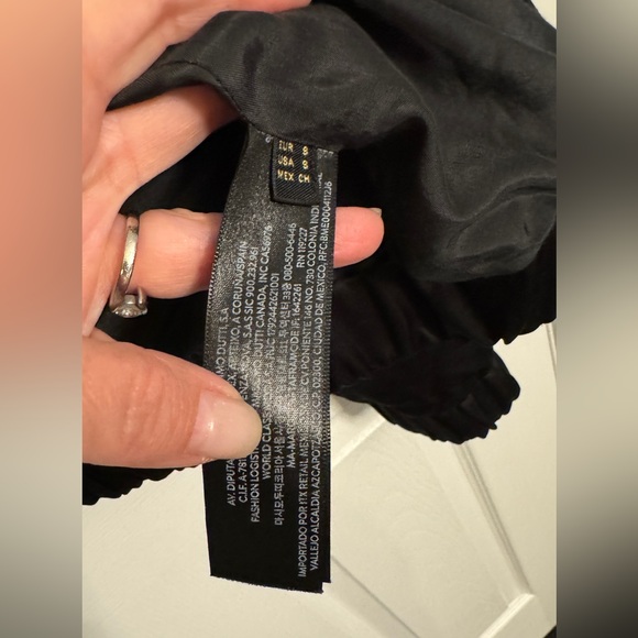 Massimo Dutti bomber jacket black size small - Picture 5 of 5